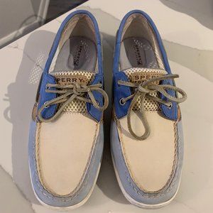 Sperry Top-Sider Bluefish 2-Eye Mesh Blue/White8.5